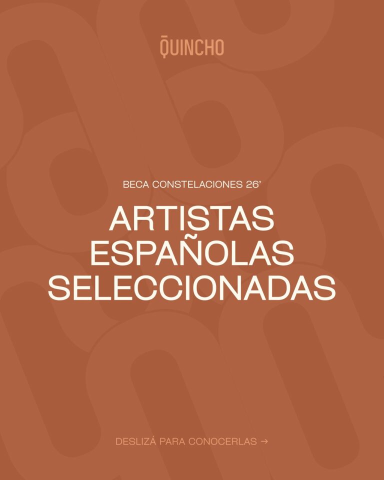 Artistas españolas Beca Constelaciones 2026